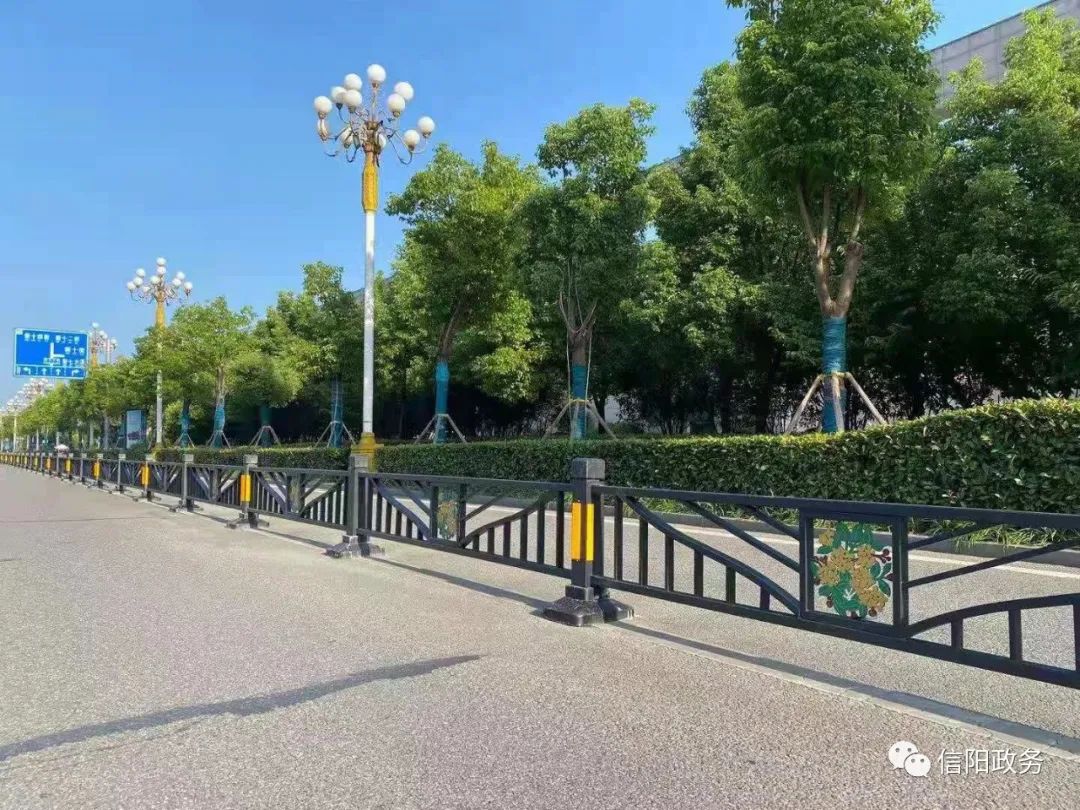 新旧护栏齐“上岗”，便民出行靓申城